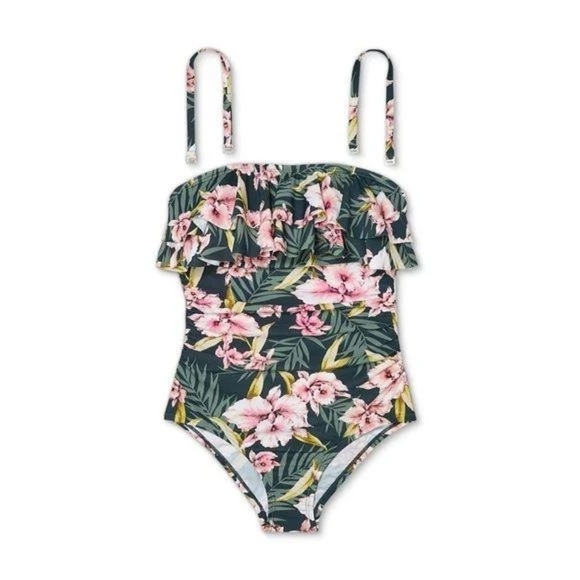 Floral One-Piece Swimsuit - Picture 3 of 4